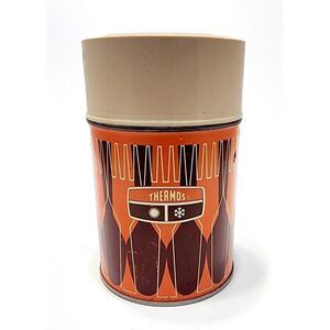 King-Seeley Thermos Insulated Thermos 10 ounce vintage Model # 7063 dated 1971